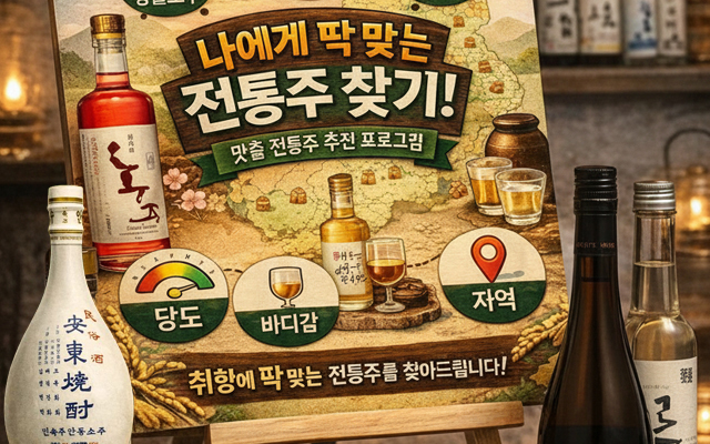 술링크 전통주 취향 추천